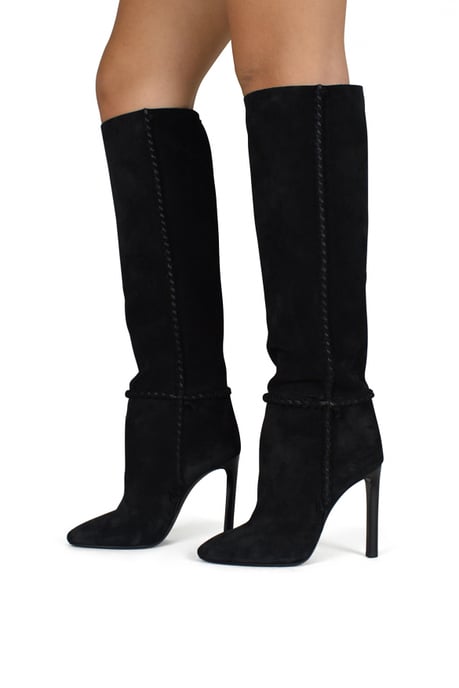 Saint Laurent Botas Mica Negro - Image 2