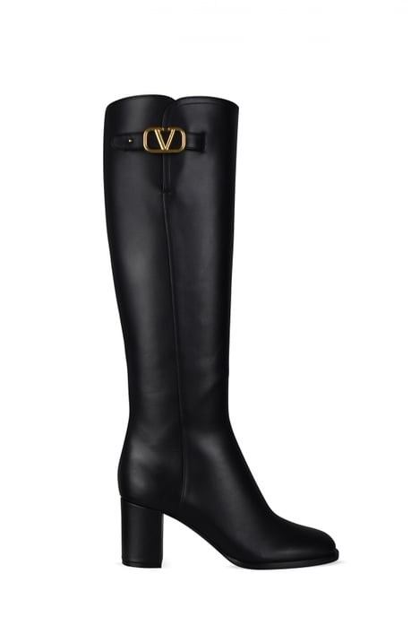 Valentino Garavani Botas VLogo Negro - Image 1