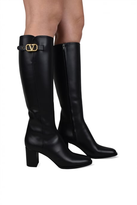 Valentino Garavani Botas VLogo Negro - Image 2