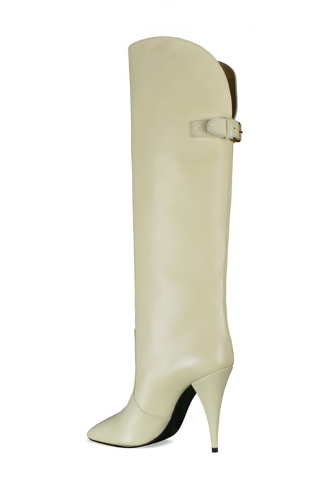 Saint Laurent Botas Harper Beige - Image 3