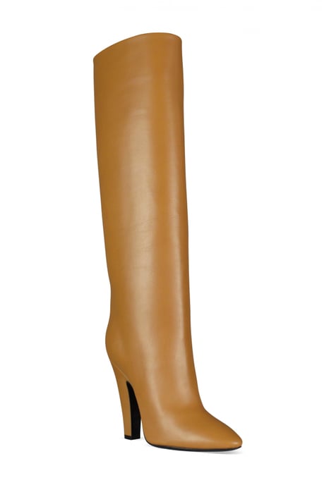 Saint Laurent Botas Tubes 68 Camello - Image 3