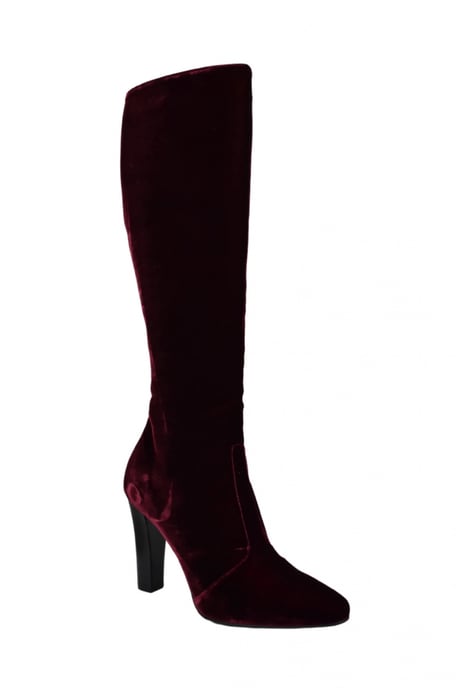 Saint Laurent Botas Lily Burdeos - Image 3