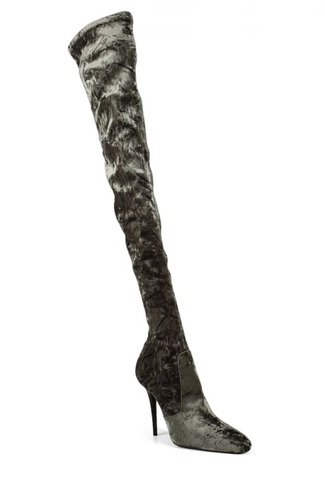 Saint Laurent Botas hasta el muslo Talia Verde - Image 3