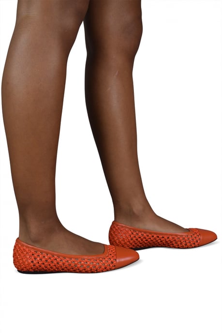 Jimmy Choo Bailarinas WATSON Naranja - Image 2
