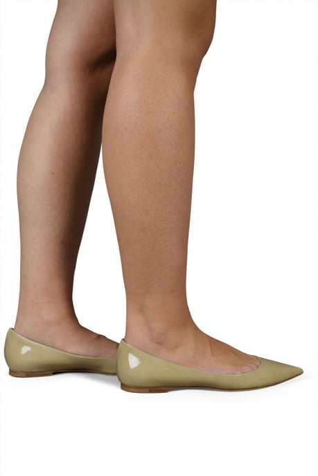 Jimmy Choo Bailarinas ALINA Beige - Image 2