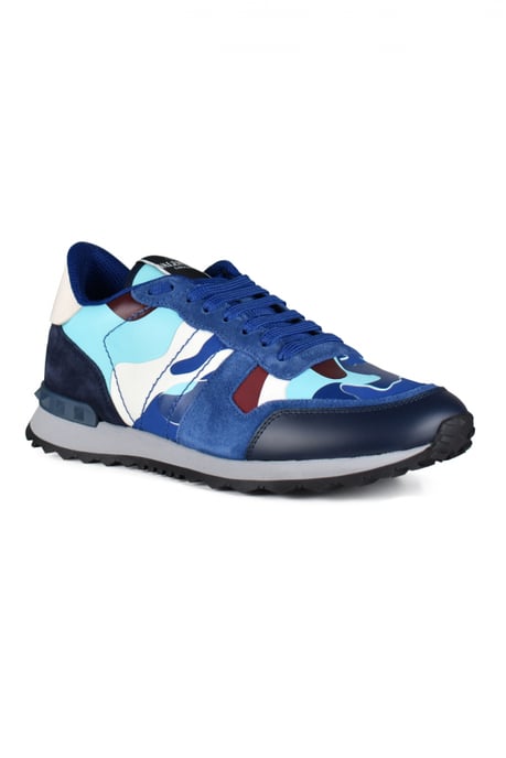 Valentino Garavani Sneakers Rockrunner Azul - Image 2