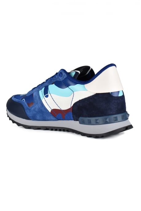 Valentino Garavani Sneakers Rockrunner Azul - Image 3
