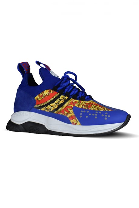 Versace Sneakers Chain Reaction Azul - Image 2