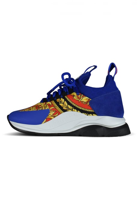 Versace Sneakers Chain Reaction Azul - Image 3
