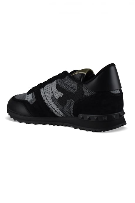 Valentino Garavani Sneakers Rockrunner Negro - Image 3