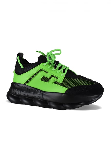 Versace Sneakers Chain Reaction Negro - Image 2