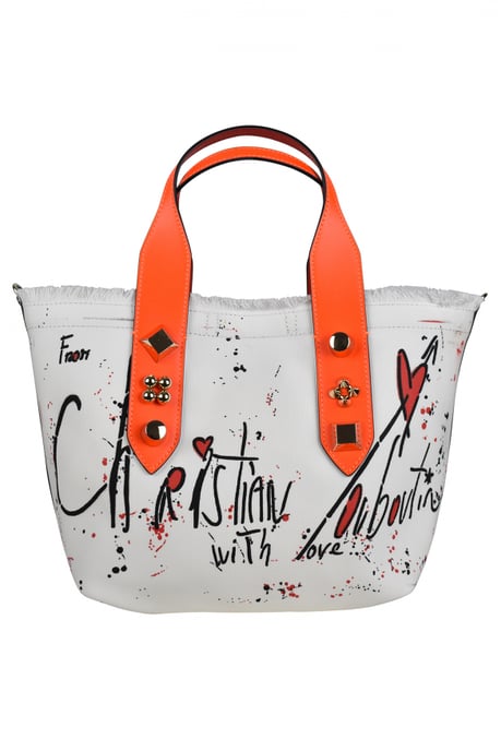 Christian Louboutin Bolso pequeño Frangibus Blanco - Image 1