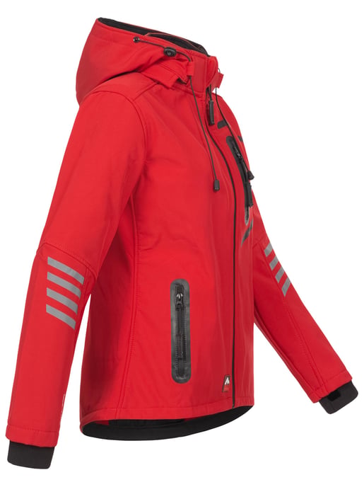 Chaqueta Softshell para Mujer Arctic Seven Rojo-Negro - Image 2