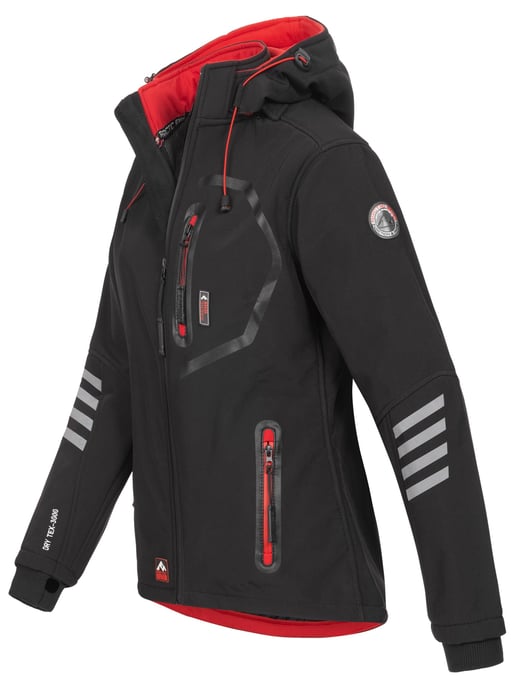 Chaqueta Softshell para Mujer Arctic Seven Negro-Rojo - Image 2