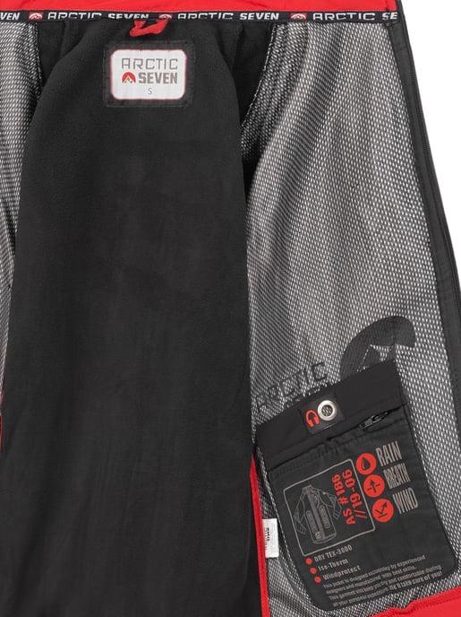 Chaqueta Softshell para Mujer Arctic Seven Negro-Rojo - Image 5