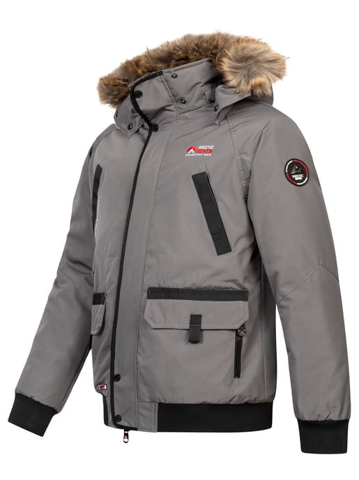 Chaqueta de invierno Arctic Seven para hombre – Gris - Image 3