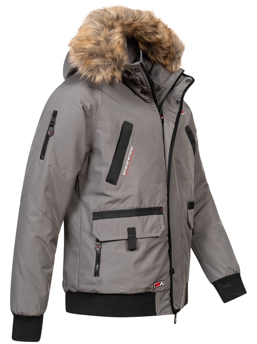 Chaqueta de invierno Arctic Seven para hombre – Gris - Image 4