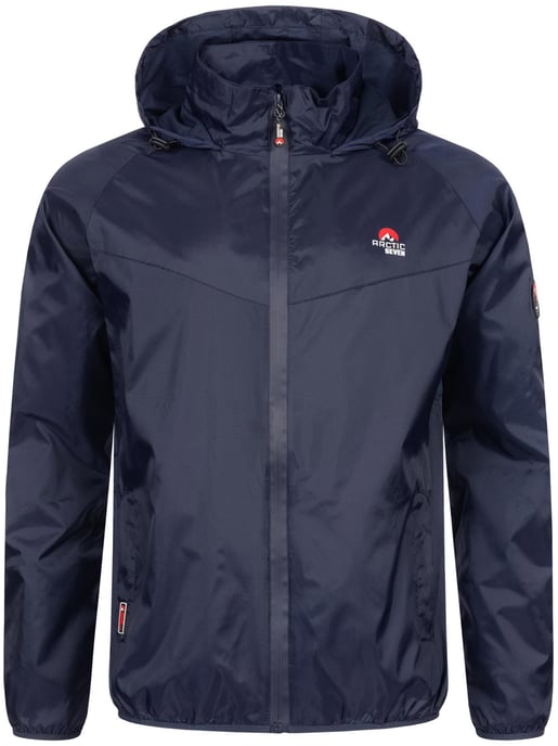Chaqueta impermeable Arctic Seven para hombre – Azul marino - Image 2