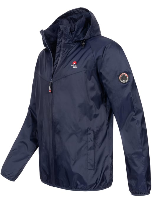 Chaqueta impermeable Arctic Seven para hombre – Azul marino - Image 3