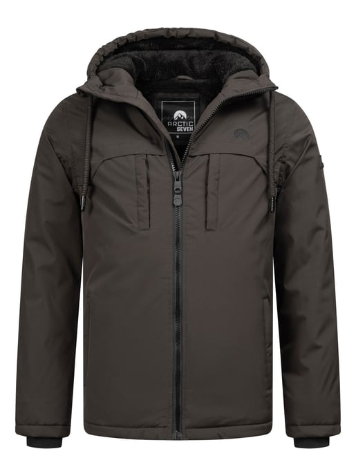 Arctic Seven Chaqueta de Invierno para Hombre Gris Oscuro - Image 1
