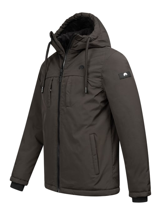 Arctic Seven Chaqueta de Invierno para Hombre Gris Oscuro - Image 4