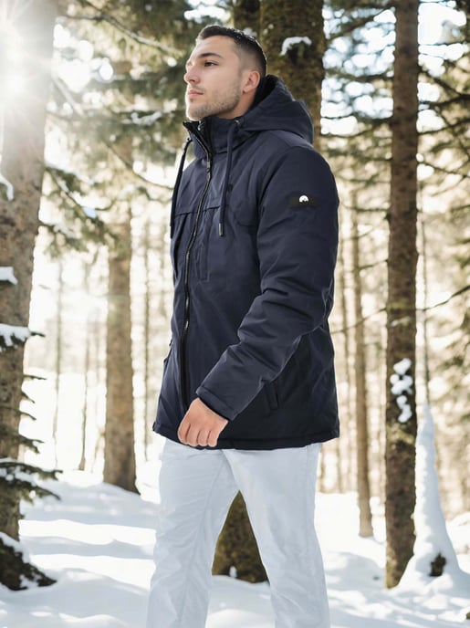 Arctic Seven Chaqueta de Invierno para Hombre Marina de Guerra - Image 2