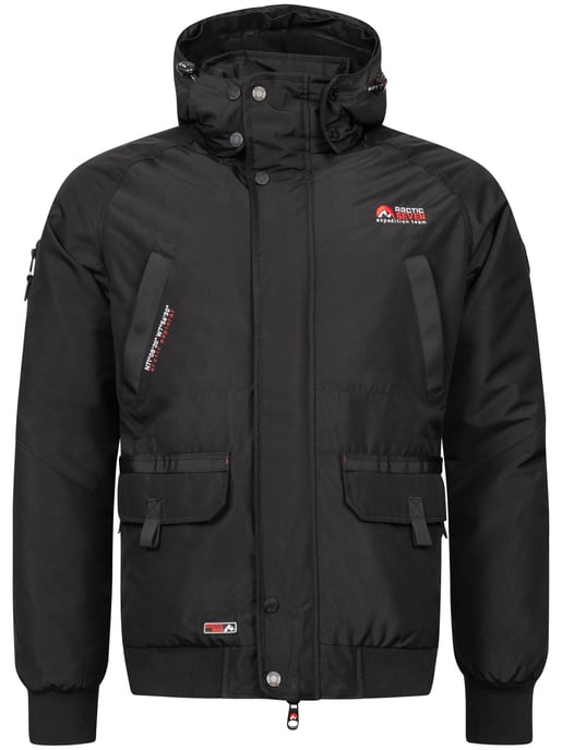 Chaqueta de invierno Arctic Seven para hombre – Negro - Image 2