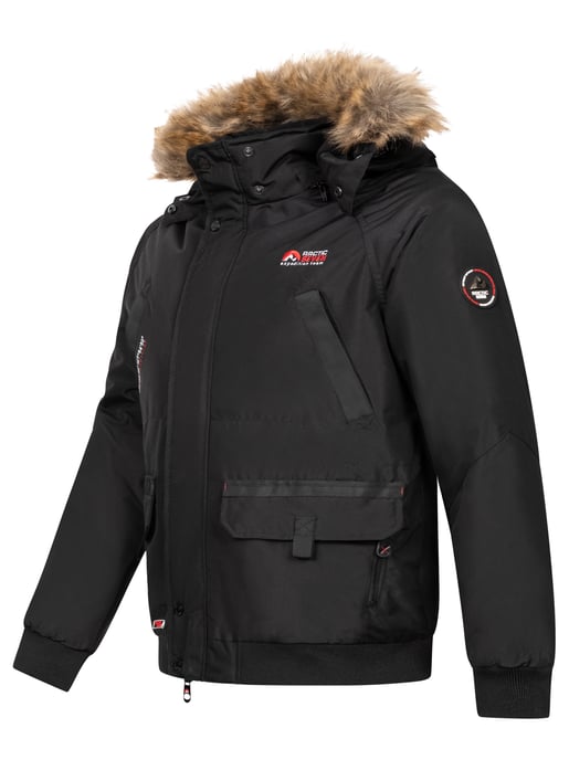 Chaqueta de invierno Arctic Seven para hombre – Negro - Image 3