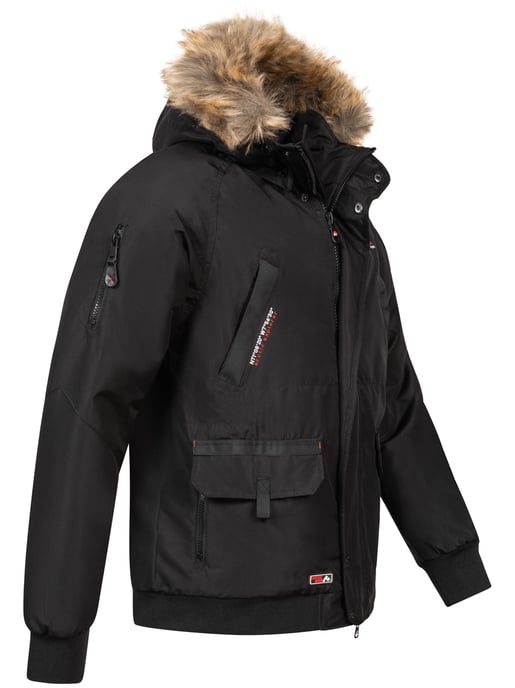 Chaqueta de invierno Arctic Seven para hombre – Negro - Image 4
