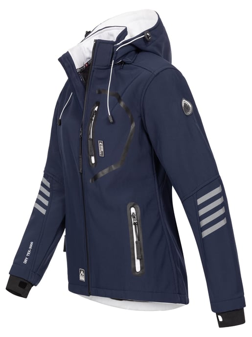 Chaqueta Softshell para Mujer Arctic Seven Azul Marino-Blanco - Image 2