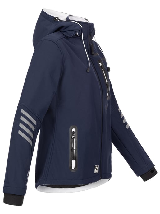 Chaqueta Softshell para Mujer Arctic Seven Azul Marino-Blanco - Image 3