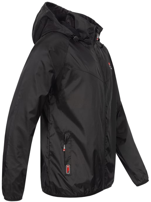 Chaqueta impermeable Arctic Seven para hombre – Negro - Image 4