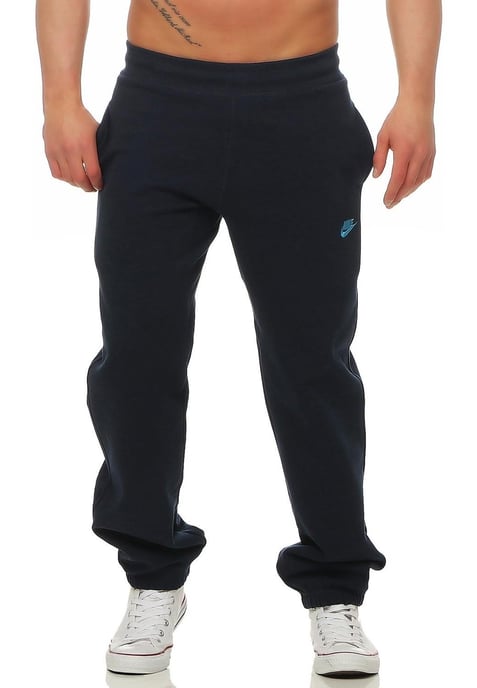 Pantalón de chándal con puños Nike Foundation azul marino para hombre - Image 1