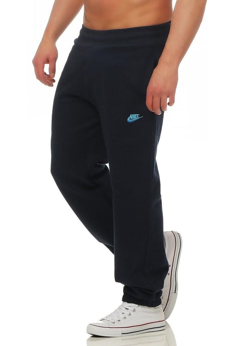 Pantalón de chándal con puños Nike Foundation azul marino para hombre - Image 3