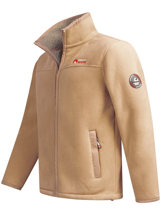 Chaqueta polar Arctic Seven para hombre – Café - Image 4