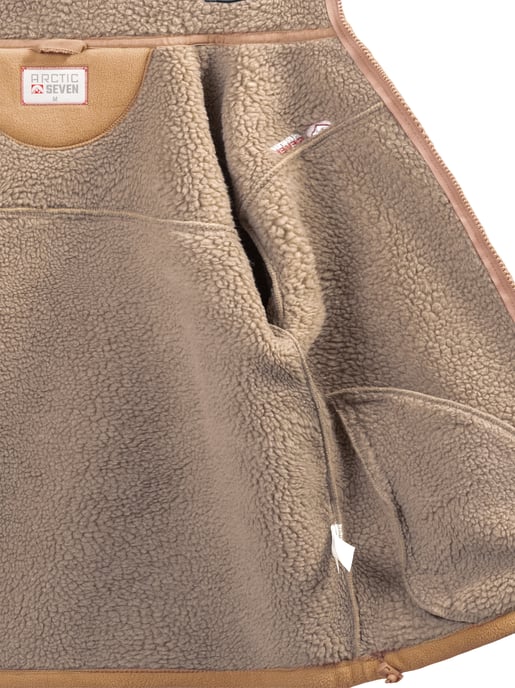 Chaqueta polar Arctic Seven para hombre – Café - Image 6