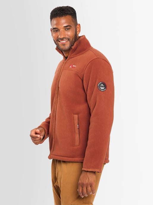 Chaqueta polar Arctic Seven para hombre – Terracota - Image 2