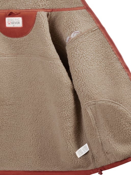 Chaqueta polar Arctic Seven para hombre – Terracota - Image 6