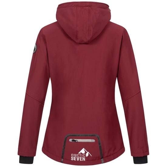 Chaqueta Softshell para Mujer Arctic Seven Rojo-Gris - Image 4