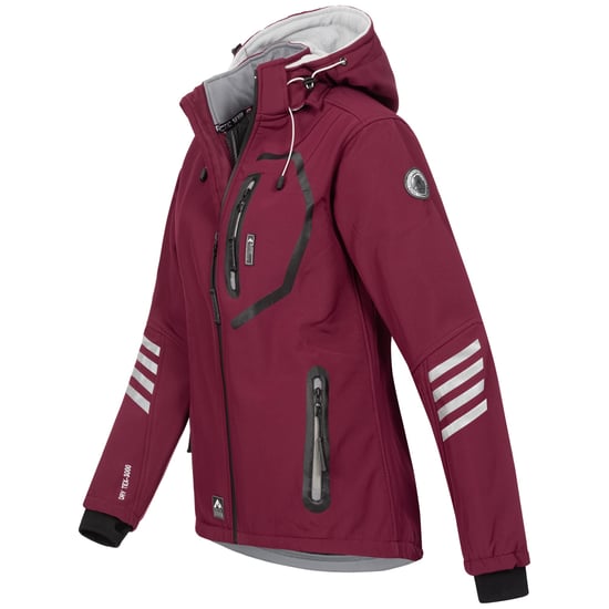 Chaqueta Softshell para Mujer Arctic Seven Vino-Gris - Image 2