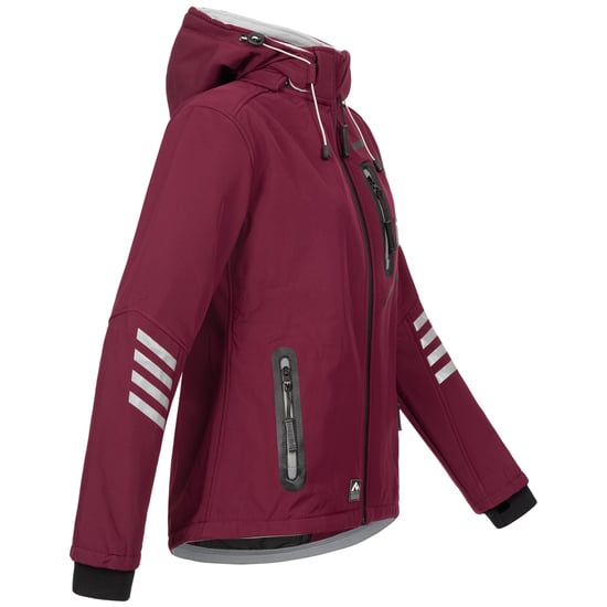 Chaqueta Softshell para Mujer Arctic Seven Vino-Gris - Image 3