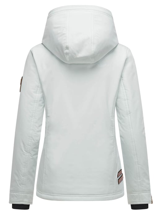 Marikoo Chaqueta ligera entretiempo mujer resistente al agua y al viento con capucha iceblue - Image 4