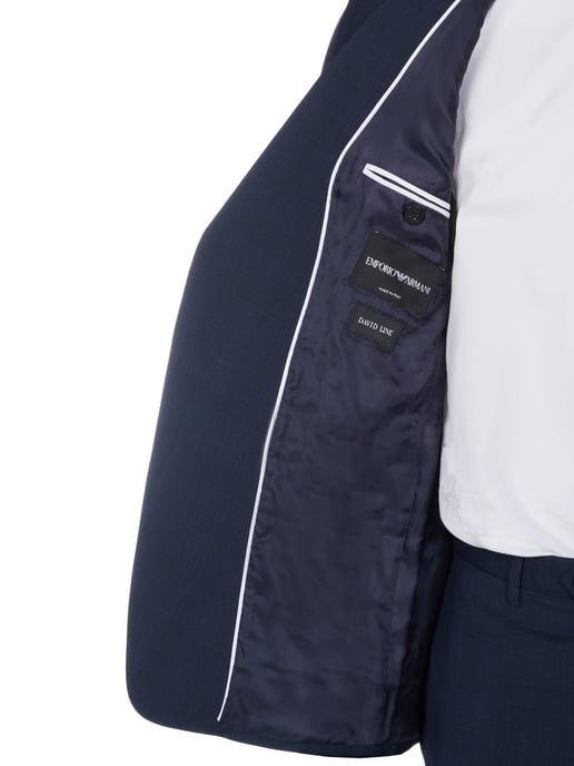 Traje Emporio Armani línea David azul - Image 4