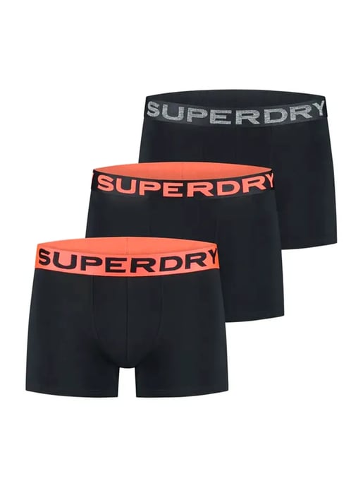 Pack de 3 calzoncillos bóxer urbanos Superdry para hombre - Image 1
