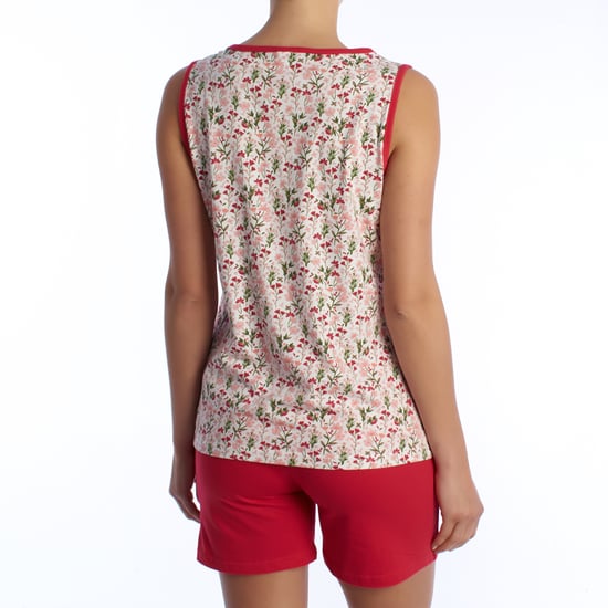 Pijama de Tirantes Anchos de Algodón para Mujer KL45250 - Image 3