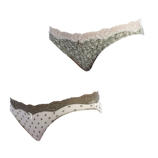 Pack-2 Braguitas Mini Coquettes de Algodón 1031500 para Mujer - Image 1