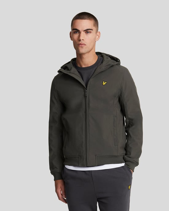 Chaqueta Softshell de Forro Polar Lyle & Scott - Gris - Image 1