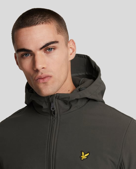 Chaqueta Softshell de Forro Polar Lyle & Scott - Gris - Image 4