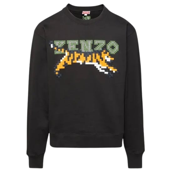 Kenzo Paris Digital Tiger Design sudadera negra - Image 1