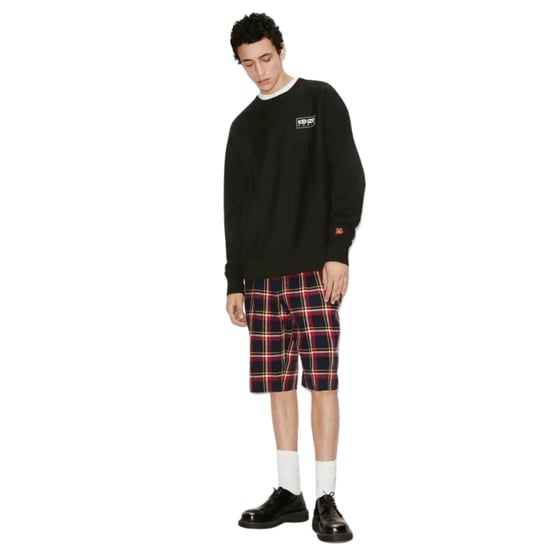 Kenzo Paris sudadera negra con logo delineado - Image 3